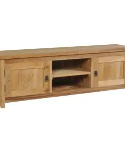 vidaXL TV Cabinet Solid Teak 120x30x40 cm