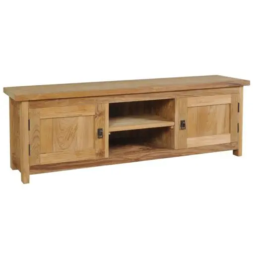 vidaXL TV Cabinet Solid Teak 120x30x40 cm