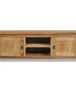 vidaXL TV Cabinet Solid Teak 120x30x40 cm
