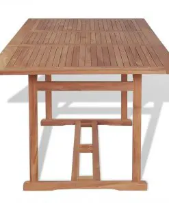 vidaXL Garden Table 180x90x75 cm Solid Teak Wood