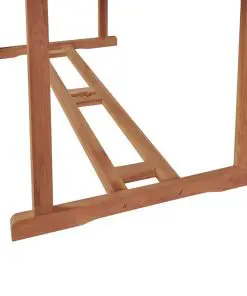 vidaXL Garden Table 180x90x75 cm Solid Teak Wood