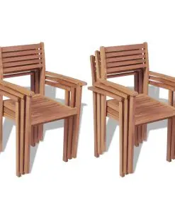 vidaXL 7 Piece Outdoor Dining Set Solid Teak Wood