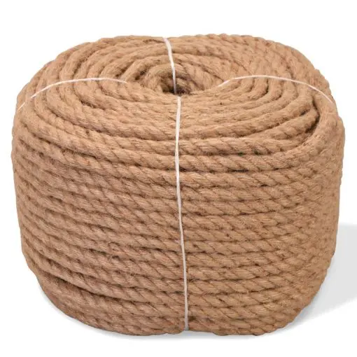 vidaXL Rope 100% Jute 8 mm 500 m