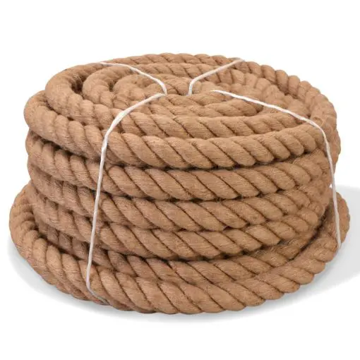 vidaXL Rope 100% Jute 30 mm 30 m