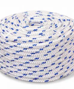 vidaXL Marine Rope Polypropylene 10 mm 50 m White