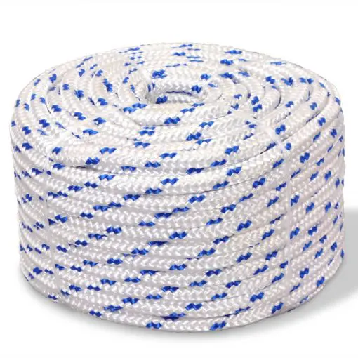 vidaXL Marine Rope Polypropylene 14 mm 50 m White