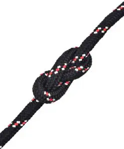 vidaXL Marine Rope Polypropylene 14 mm 50 m Black