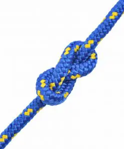 vidaXL Marine Rope Polypropylene 8 mm 100 m Blue