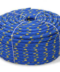 vidaXL Marine Rope Polypropylene 10 mm 50 m Blue