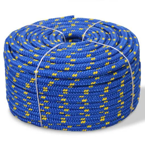 vidaXL Marine Rope Polypropylene 14 mm 50 m Blue