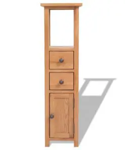 vidaXL Five Piece Living Room Furniture Set Solid Oak