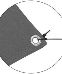 vidaXL Sunshade Tarp with Poles HDPE Square 3×3 m Anthracite