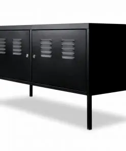 vidaXL TV Cabinet 118x40x60 cm Black