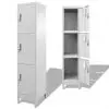 vidaXL Locker Cabinet with 3 Compartments 38x45x180 cm vidaXL Locker Cabinet with 3 Compartments 38x45x180 cm