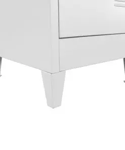 vidaXL Locker Cabinet with 3 Compartments 38x45x180 cm