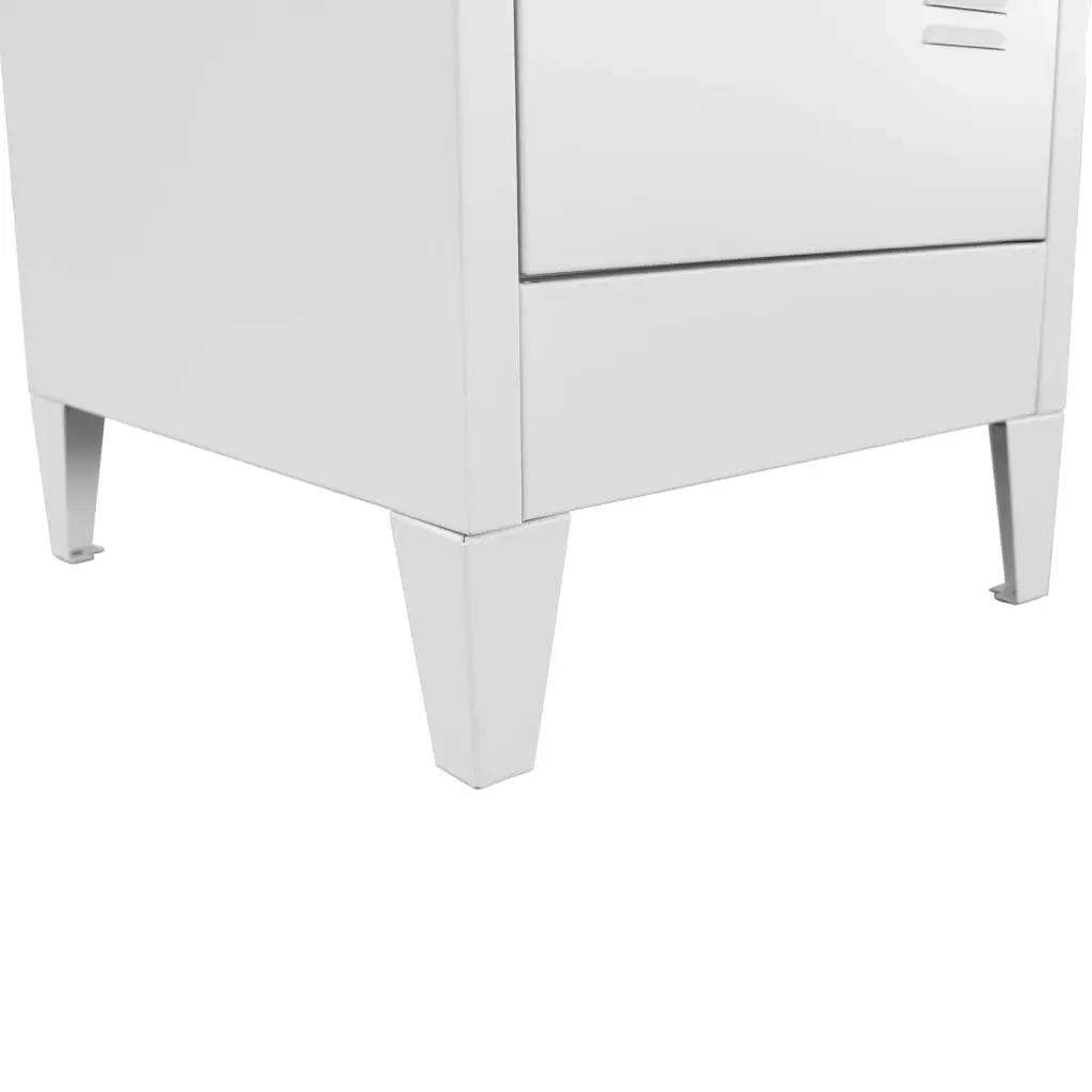 vidaXL Locker Cabinet with 4 Compartments 38x45x180 cm