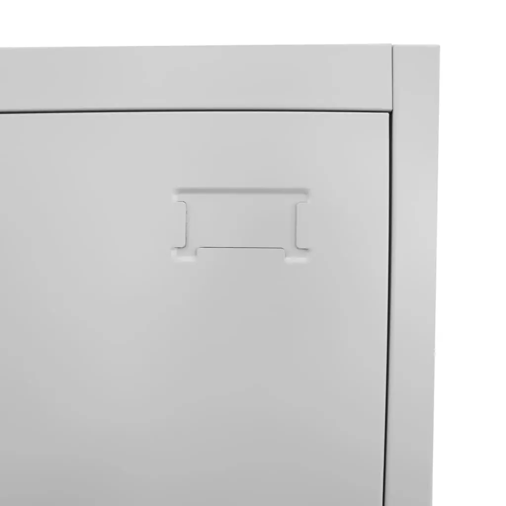 vidaXL Locker Cabinet with 12 Compartments 90x45x180 cm