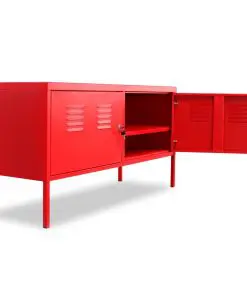 vidaXL TV Cabinet 118x40x60 cm Red