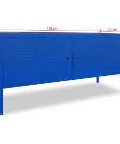 vidaXL TV Cabinet 118x40x60 cm Blue