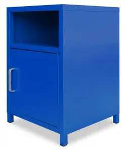vidaXL Bedside Cabinet 35x35x51 cm Blue