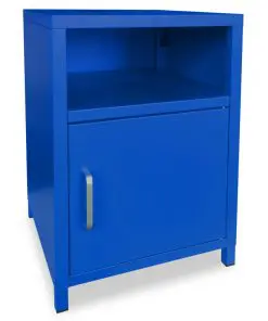 vidaXL Bedside Cabinet 35x35x51 cm Blue