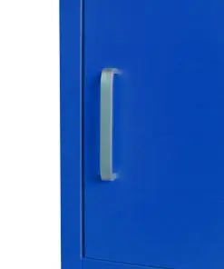 vidaXL Bedside Cabinet 35x35x51 cm Blue