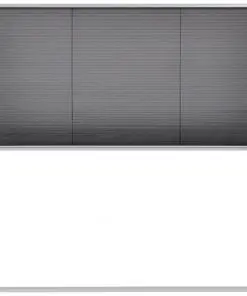 vidaXL Plisse Insect Screen for Windows Aluminium 120×120 cm