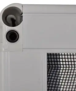 vidaXL Plisse Insect Screen for Windows Aluminium 120×120 cm