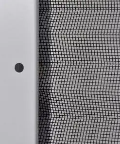 vidaXL Plisse Insect Screen for Windows Aluminium 130×100 cm