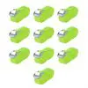 vidaXL Straps 10 pcs 0.25 Tonnes 5mx25mm Fluorescent Green