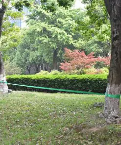 vidaXL Slackline 15 m x 50 mm 150 kg Green