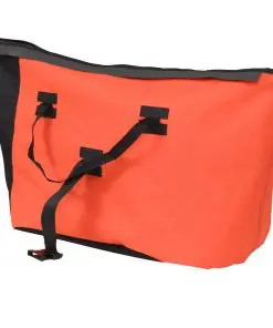 vidaXL Bike Luggage Trailer with Bag Orange and Black