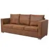 vidaXL 3-Seater Sofa 191x73x82 cm Artificial Suede Leather