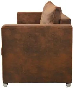 vidaXL 3-Seater Sofa 191x73x82 cm Artificial Suede Leather