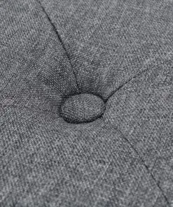 vidaXL Pouffe Fabric 80x80x30 cm Dark Grey