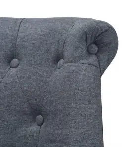 vidaXL Loveseat Fabric 94x67x76 cm Dark Grey