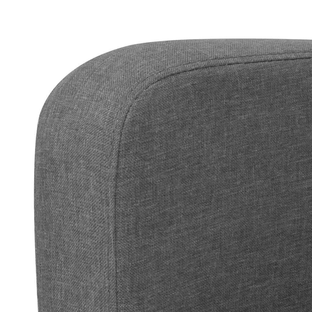 vidaXL 2-Seater Sofa 135x65x76 cm Dark Grey