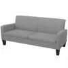 vidaXL 3-Seater Sofa 180x65x76 cm Dark Grey