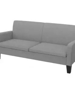 vidaXL 3-Seater Sofa 180x65x76 cm Dark Grey