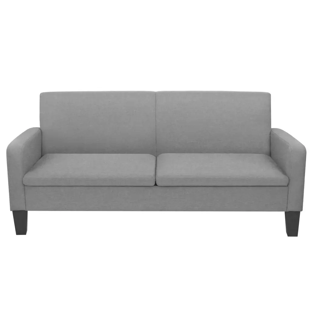 vidaXL 3-Seater Sofa 180x65x76 cm Dark Grey