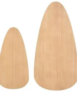 vidaXL Coffee Table Set 2 Pieces Solid Pinewood Brown