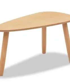 vidaXL Coffee Table Set 2 Pieces Solid Pinewood Brown