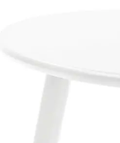 vidaXL Side Table Set 2 Pieces Solid Pinewood White