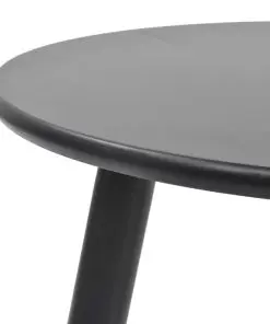 vidaXL Side Table Set 2 Pieces Solid Pinewood Black