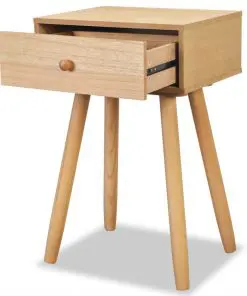 vidaXL Bedside Tables 2 pcs Solid Pinewood 40x30x61 cm Brown