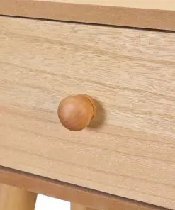 vidaXL Bedside Tables 2 pcs Solid Pinewood 40x30x61 cm Brown