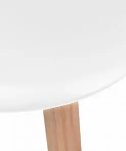 vidaXL Dining Chairs 4 pcs White Plastic