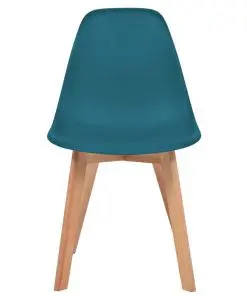 vidaXL Dining Chairs 4 pcs Turquoise Plastic