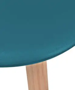 vidaXL Dining Chairs 4 pcs Turquoise Plastic