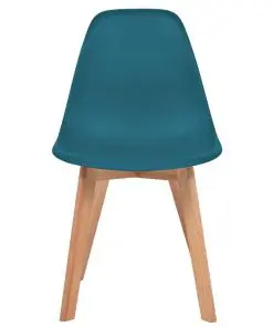 vidaXL Dining Chairs 6 pcs Turquoise Plastic